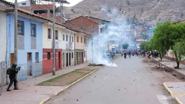 Protestas contra destitución del presidente Pedro Castillo