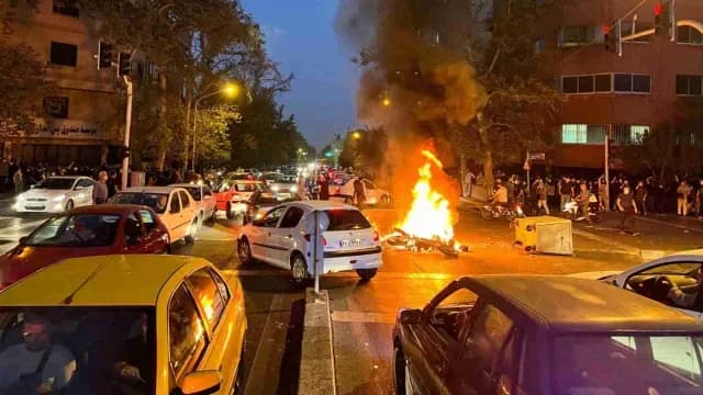 Protestas en Irán tras la muerte de Mahsa Amini