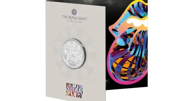 Acuñan Moneda de los Rolling Stones. Foto Royal Mint