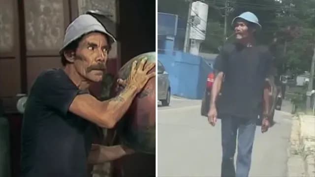 Doble de Don Ramón es captado en Brasil