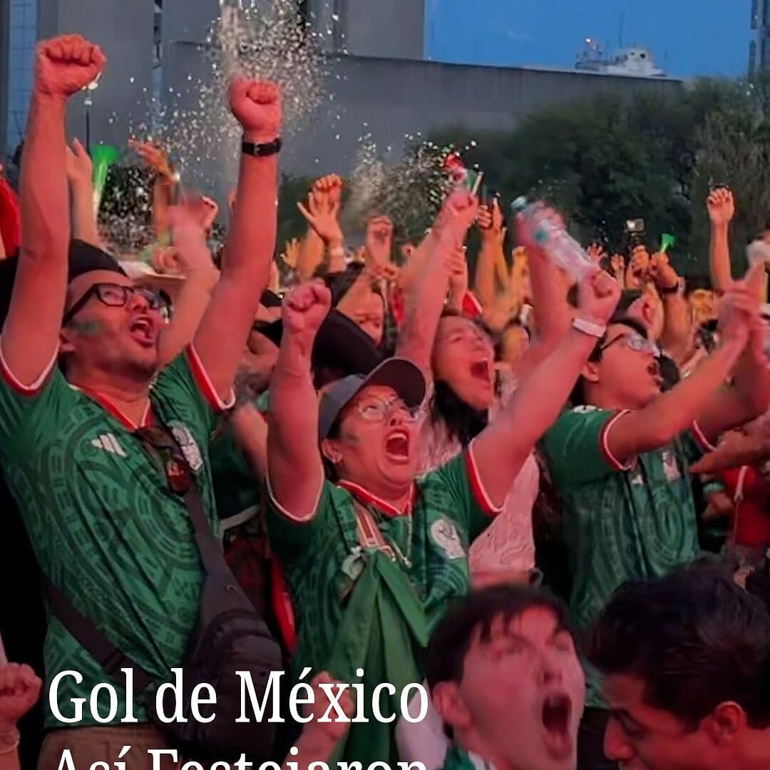 Gol de México. Así Festejó la Afición