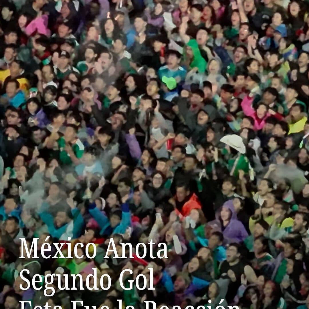 México Anota segundo gol. Así Festejaron