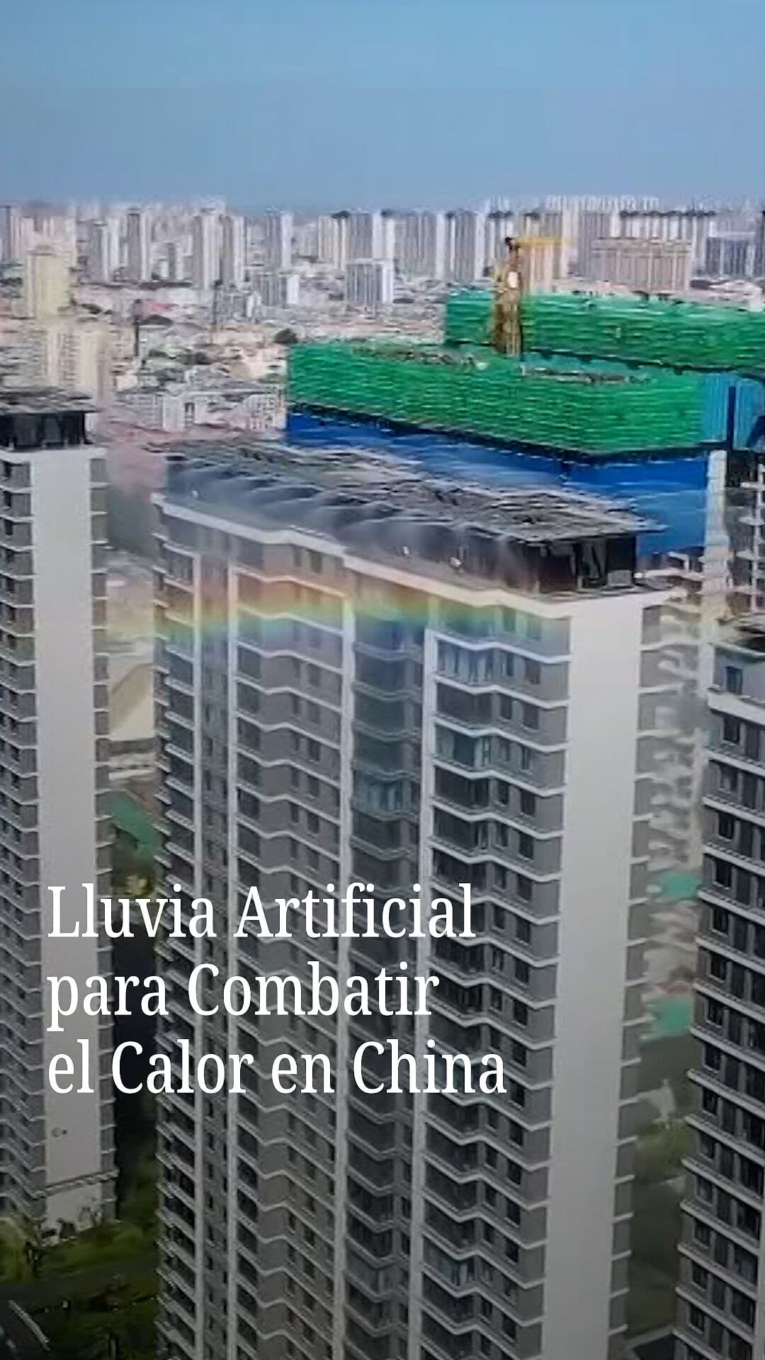Lluvia Artificial para Combatir el Calor en China