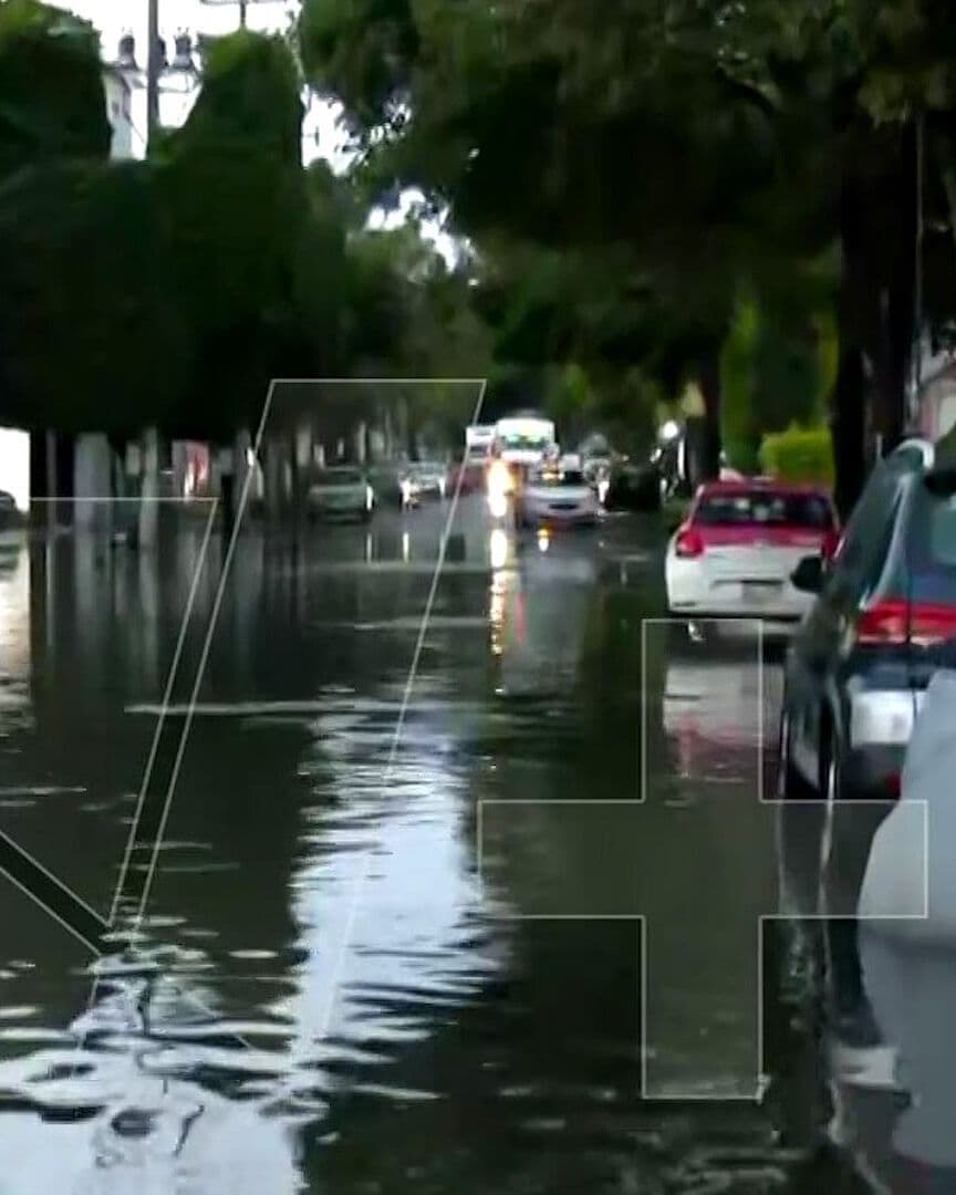 Lluvias Dejan Inundaciones y Caos Vial en Tlalpan y Xochimilco, CDMX