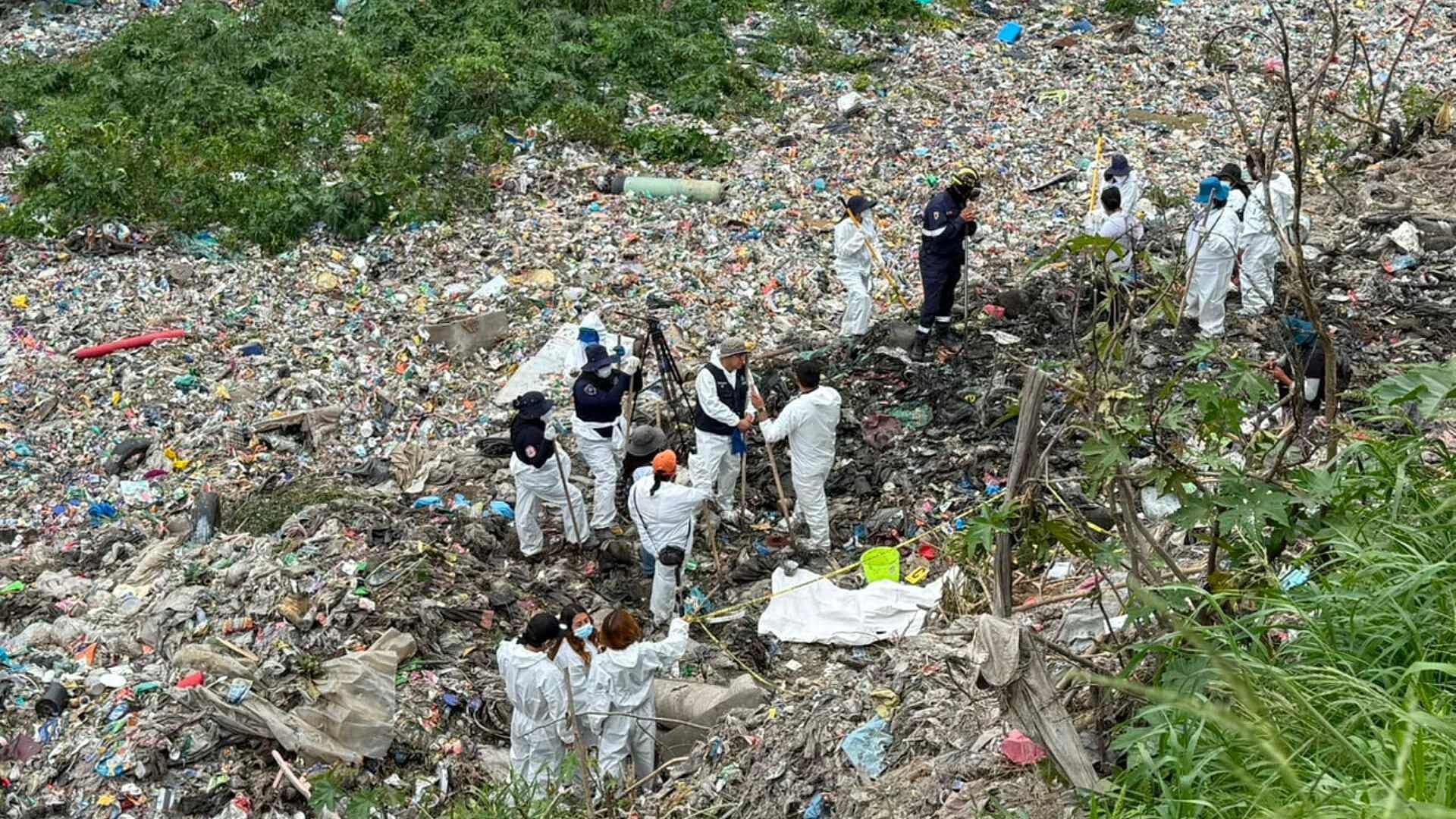 Hallan Restos Humanos Dentro de una Bolsa en Terreno de Nextlalpan, Estado de México