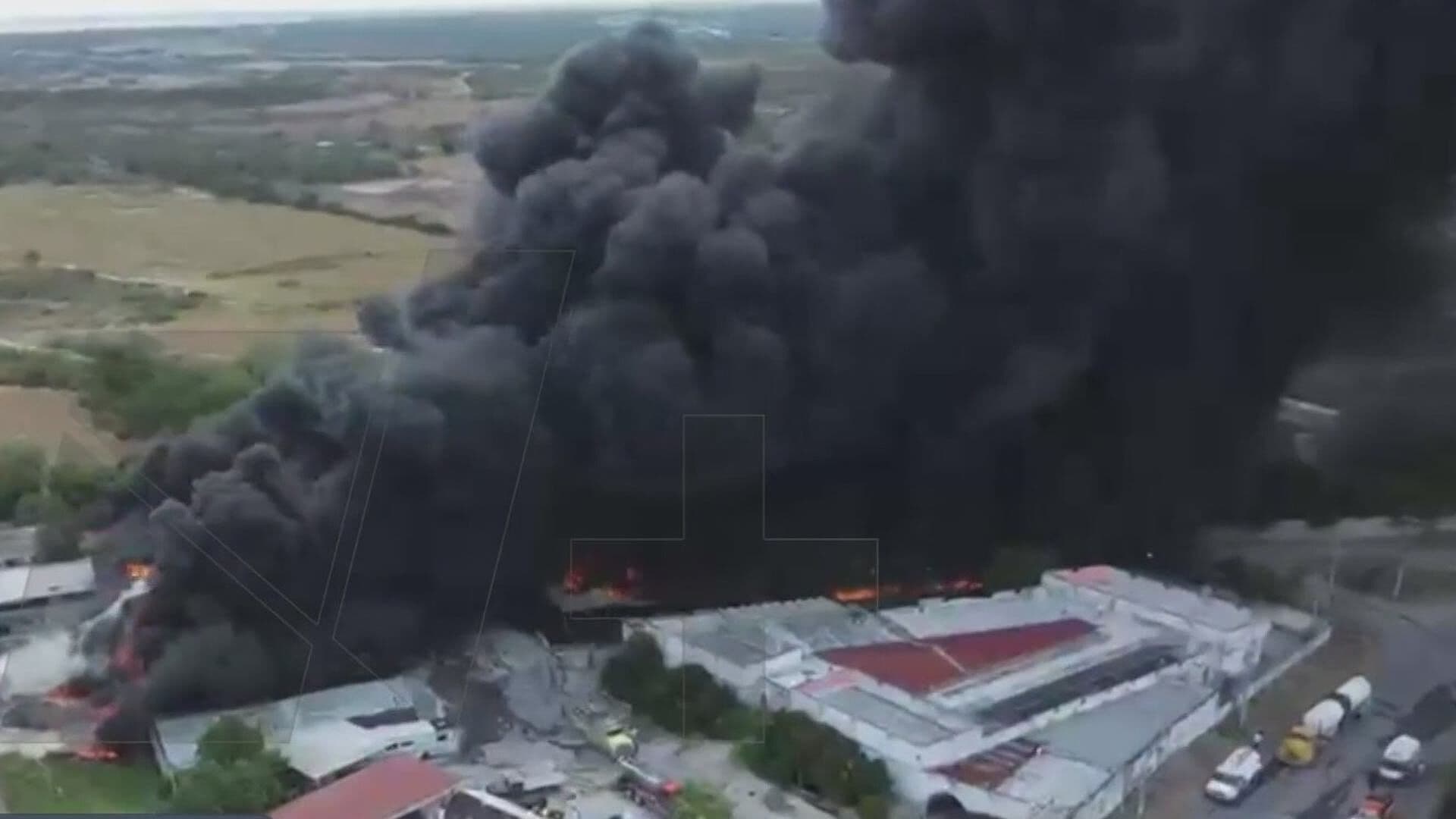 Consume Fuego Empresa Aceitera en Zuazua, Nuevo León