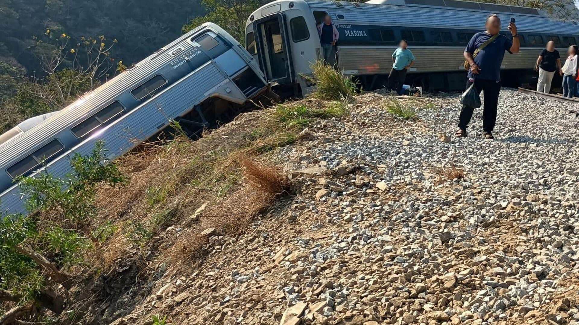 Reportan Percance Ferroviario en el Corredor Interoceánico del Istmo de Tehuantepec