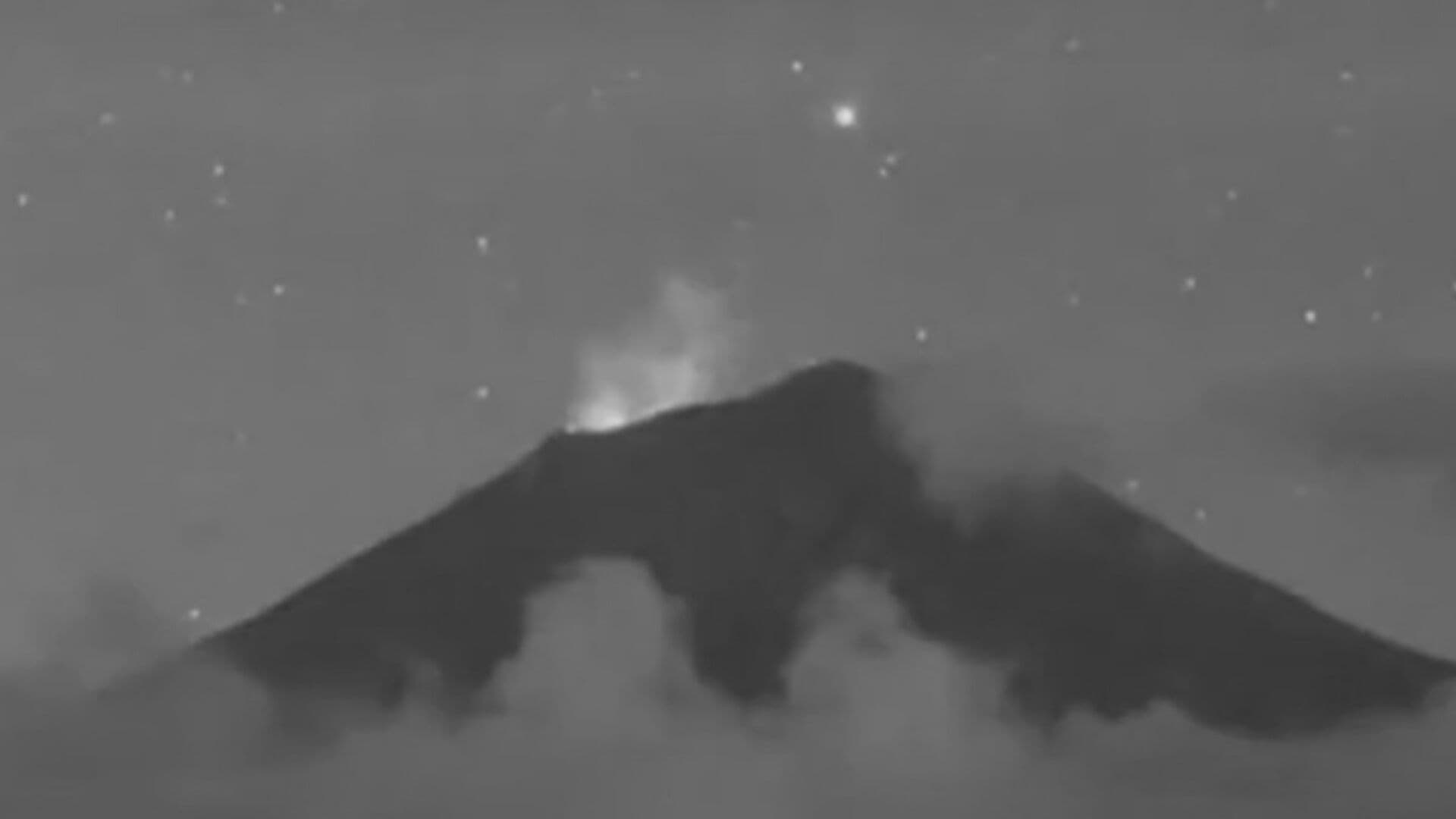 VIDEO | Captan Objetos No Identificados en el Volcán Popocatépetl