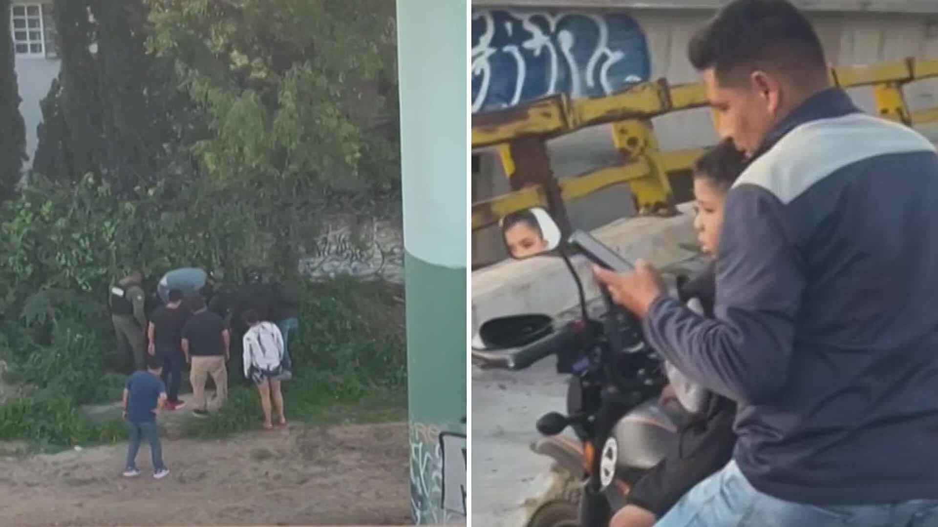 Motociclista Derrapa y Cae de Puente Vehicular en Cuautitlán Izcalli; Fue Hospitalizado