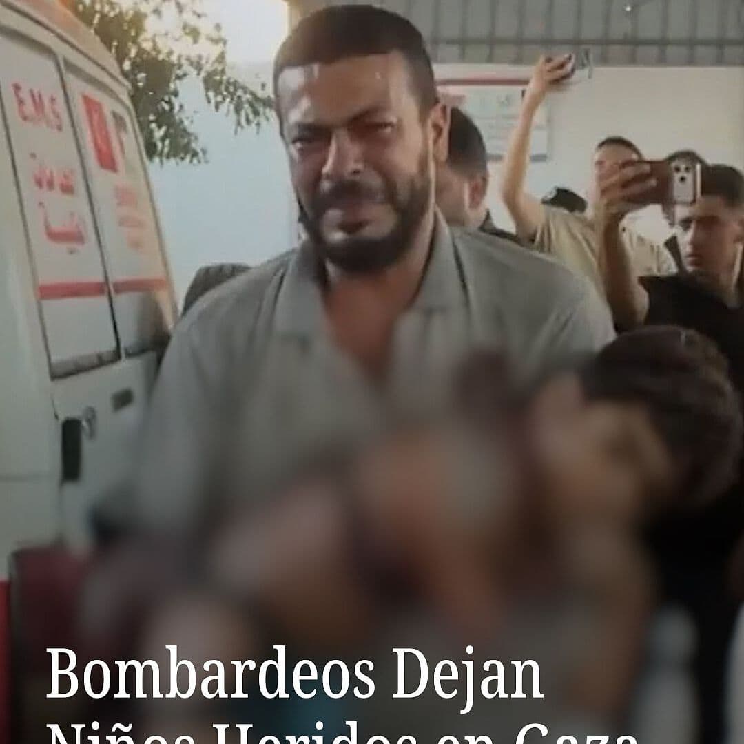 Bombardeo deja Niños Heridos