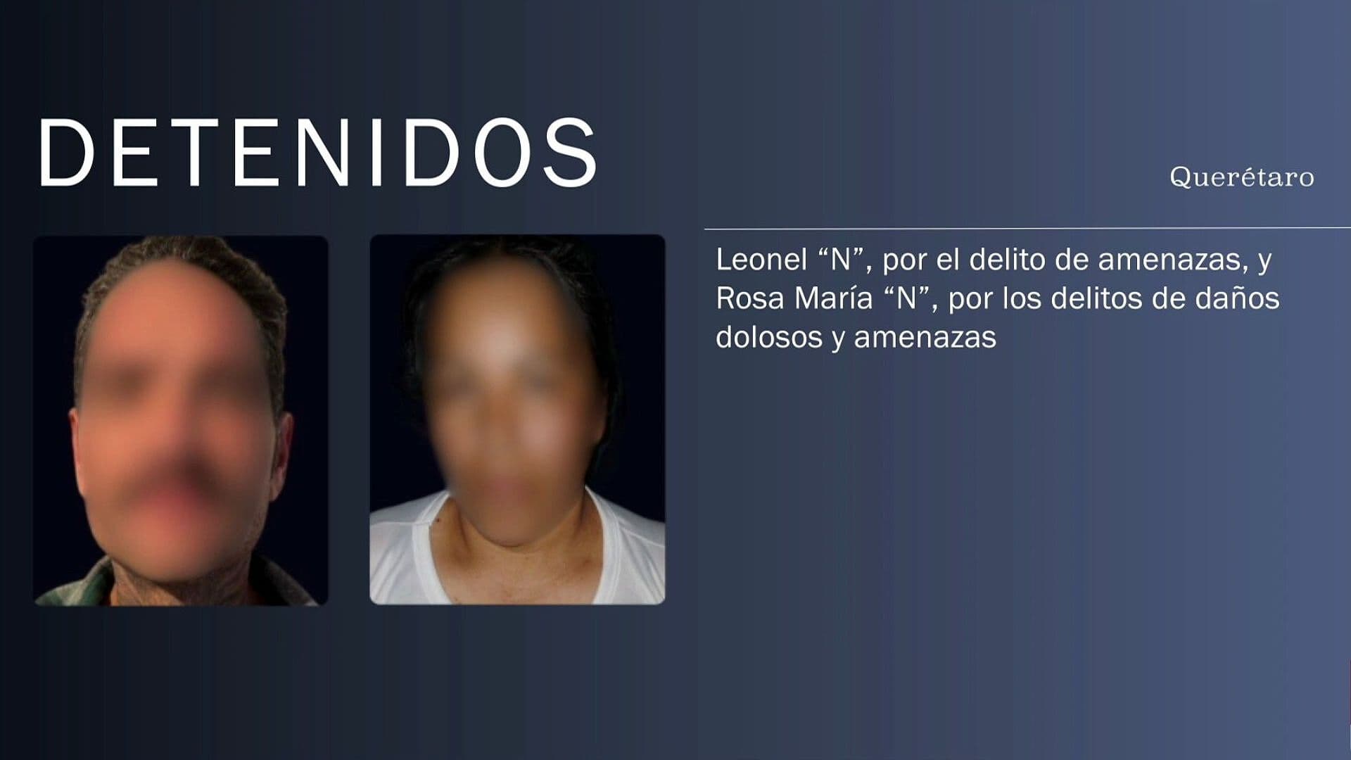 Detuvieron a Dos Personas Tras Cateos por Amenazas en Querétaro