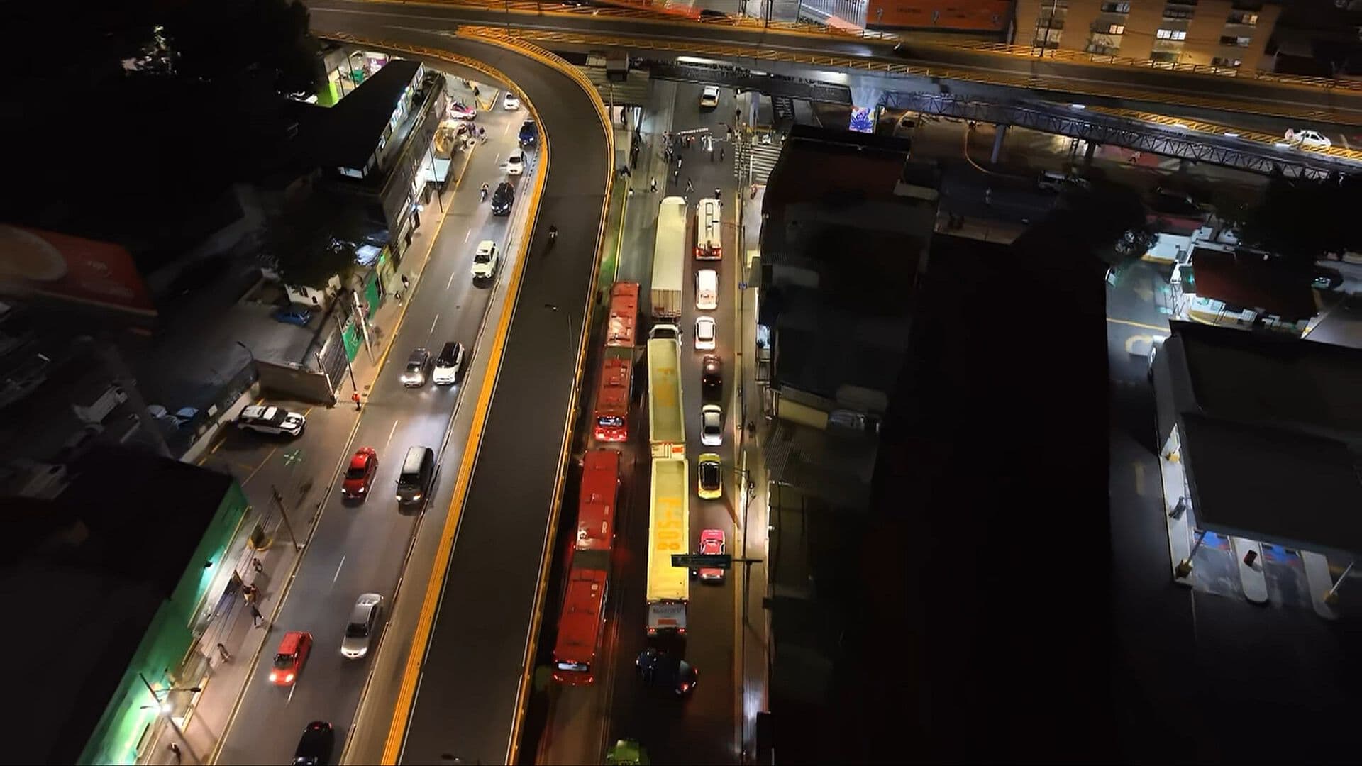 Así se Ve Desde el Aire la Protesta en Eje 3 Sur; ¿Qué exigen?