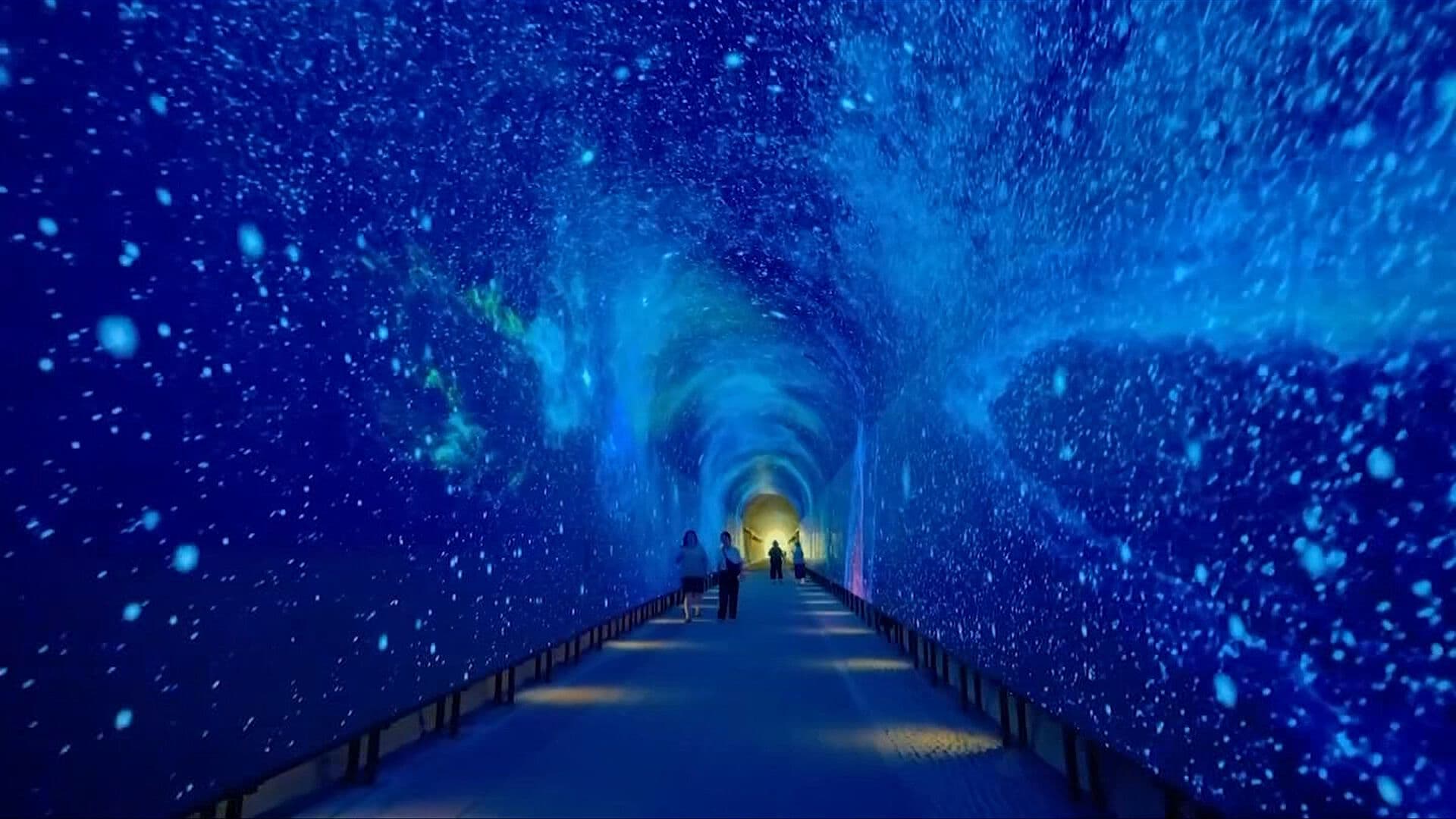 Crean en Corea del Sur Un Espacio Multimedia Único Dentro de Un Túnel de Ferrocarril