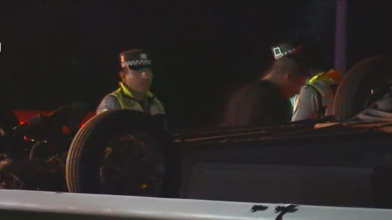 Deja 3 Heridos Choque y Volcadura en Escobedo