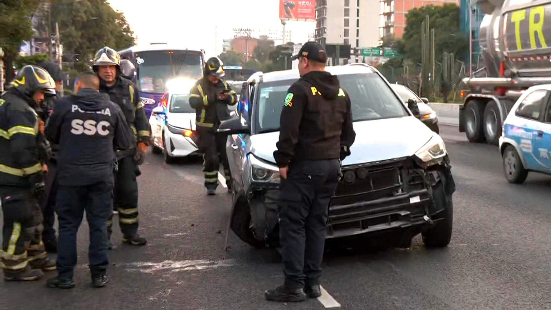 Choque en Calzada de Tlalpan Hoy; Así la Afectación Vial