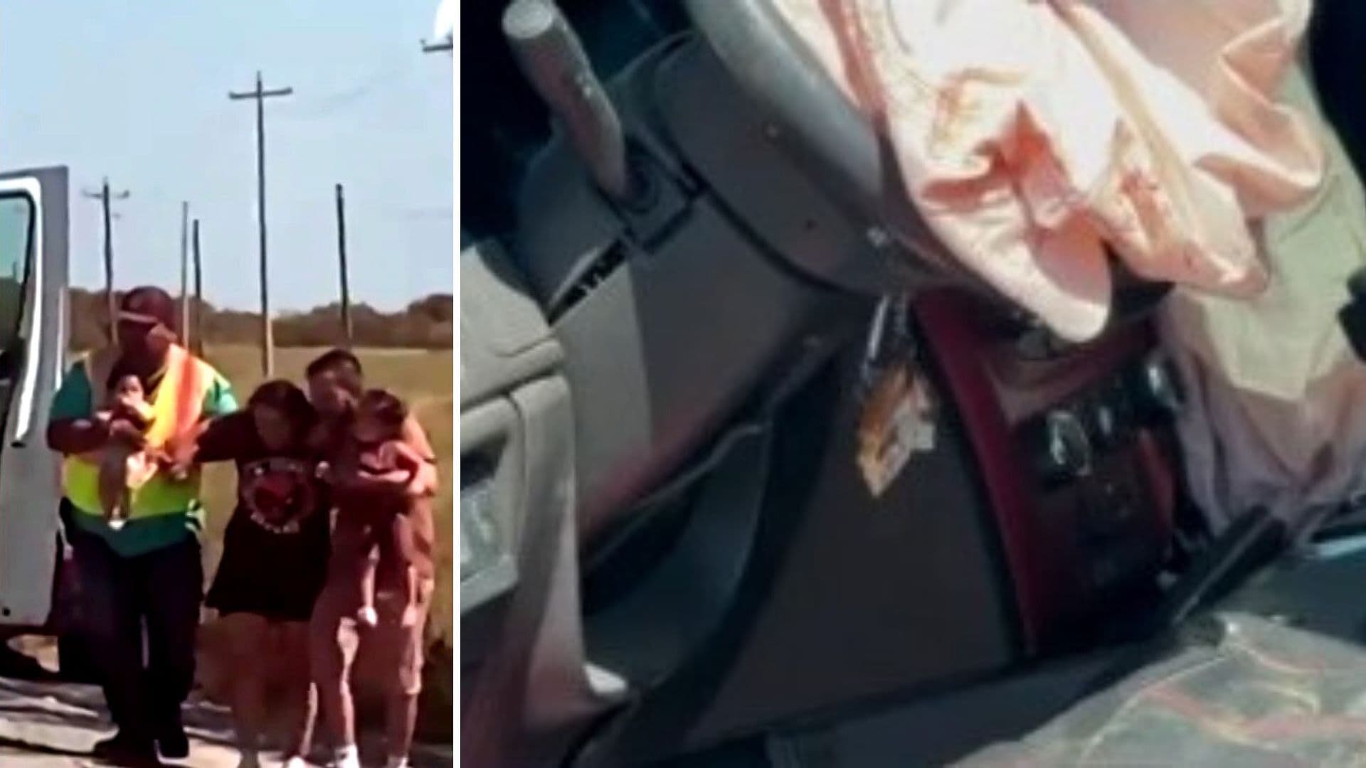 Enjambre Ataca a Familia con Dos Niños tras Choque en Río Bravo, Tamaulipas