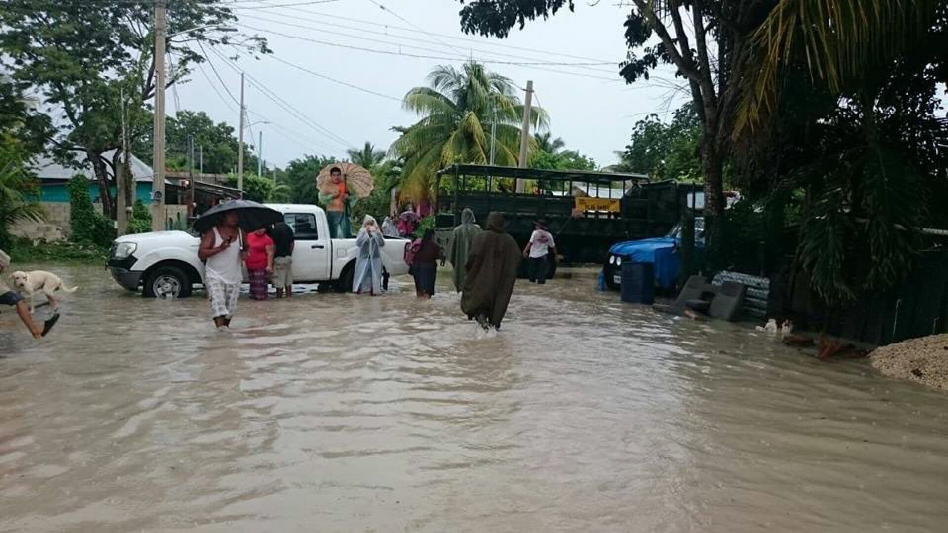 Llueve con Fuerza en México; Así Fueron las Tormentas en el País