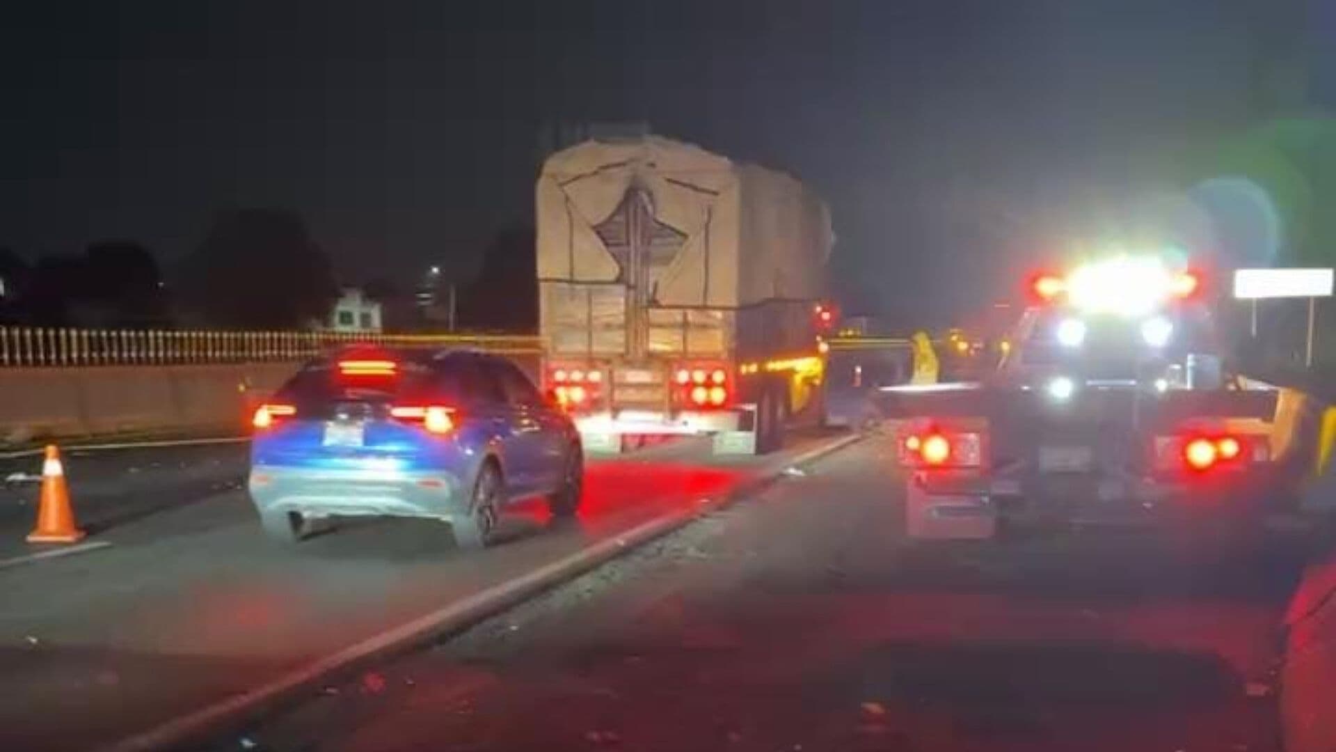 Motociclista Hombre Atropellado Muerto Accidente México Puebla Ocotlán Sentido CDMX
