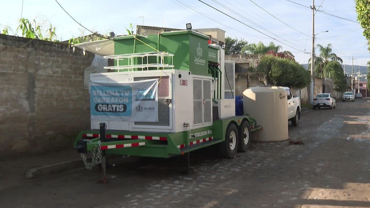 Planta Potabilizadora Móvil Llega a la Colonia Lomas de la Primavera, en Zapopan