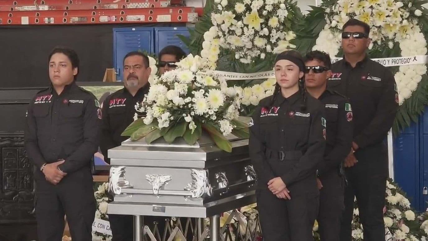 Rinden Guardia de Honor a Melissa en San Nicolás, NL