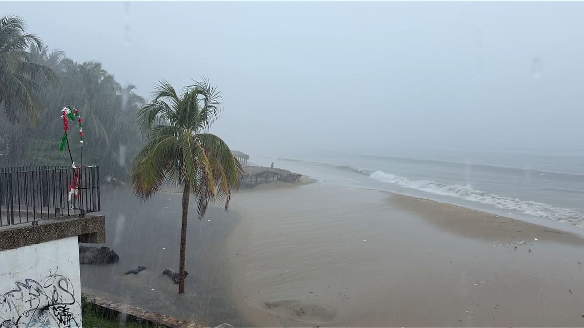 Gobierno de Guerrero Inician Alerta Preventiva Ante Avance de Tormenta Trudy