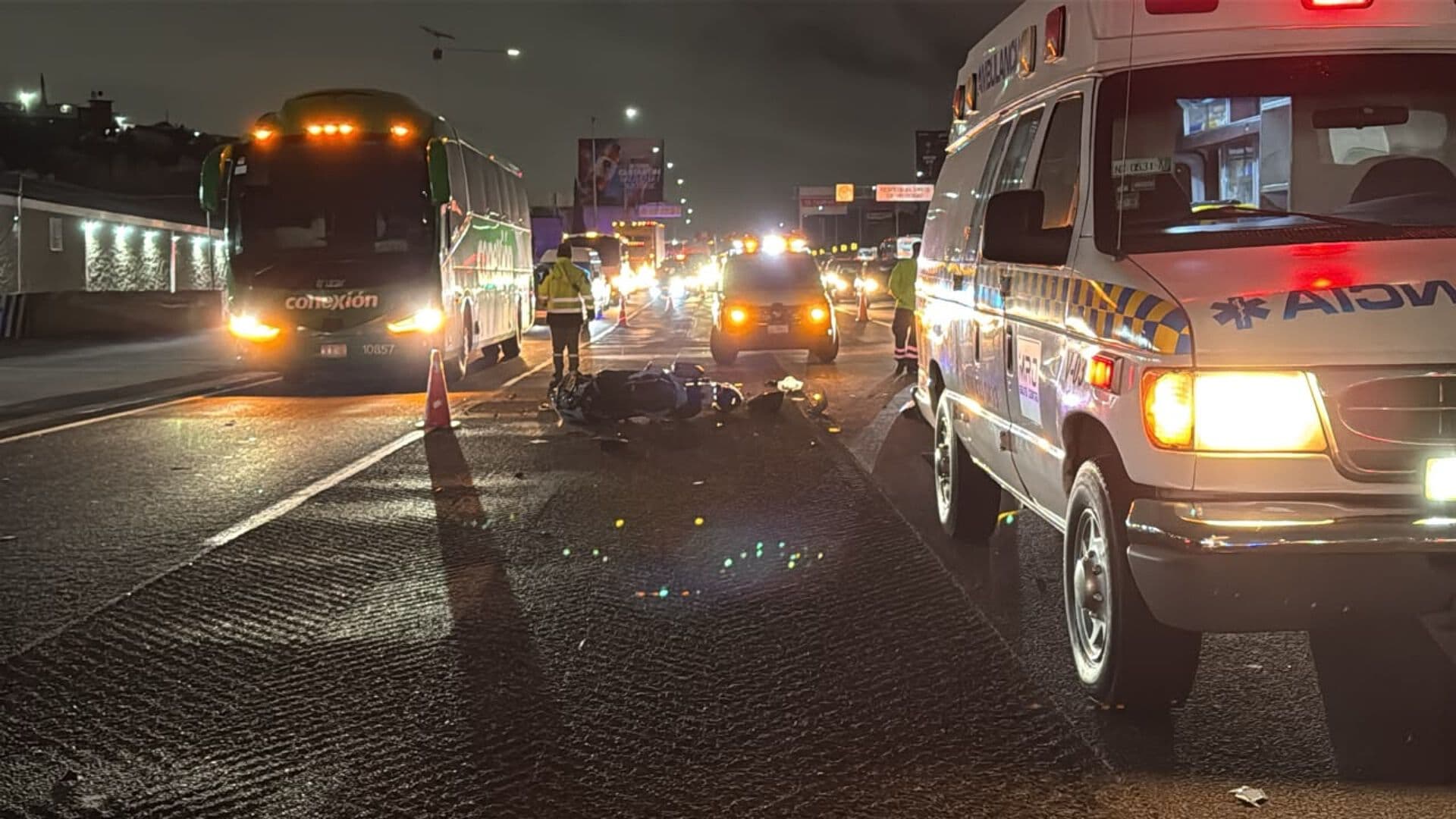 Motociclista Muere en Aparatoso Accidente en la México-Pachuca