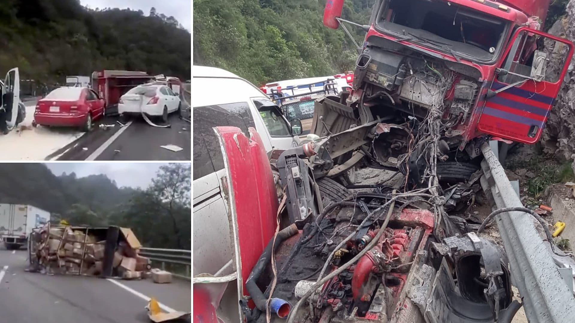 Tráiler Embiste Ambulancia Tras Volcadura en Chiapas; Hay Dos Muertos y 10 Heridos