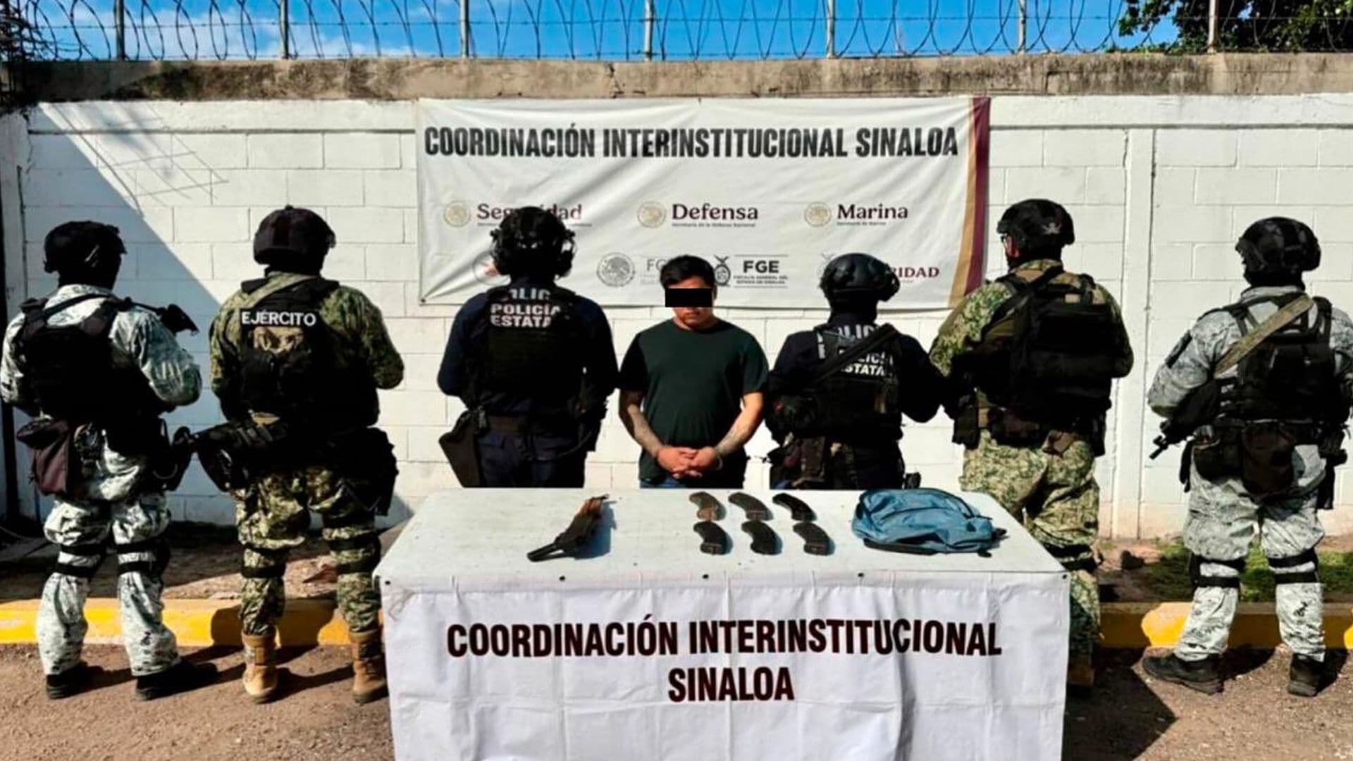 Detienen a 'Talibán', Presunto Integrante de 'Los Chapitos', en Sinaloa
