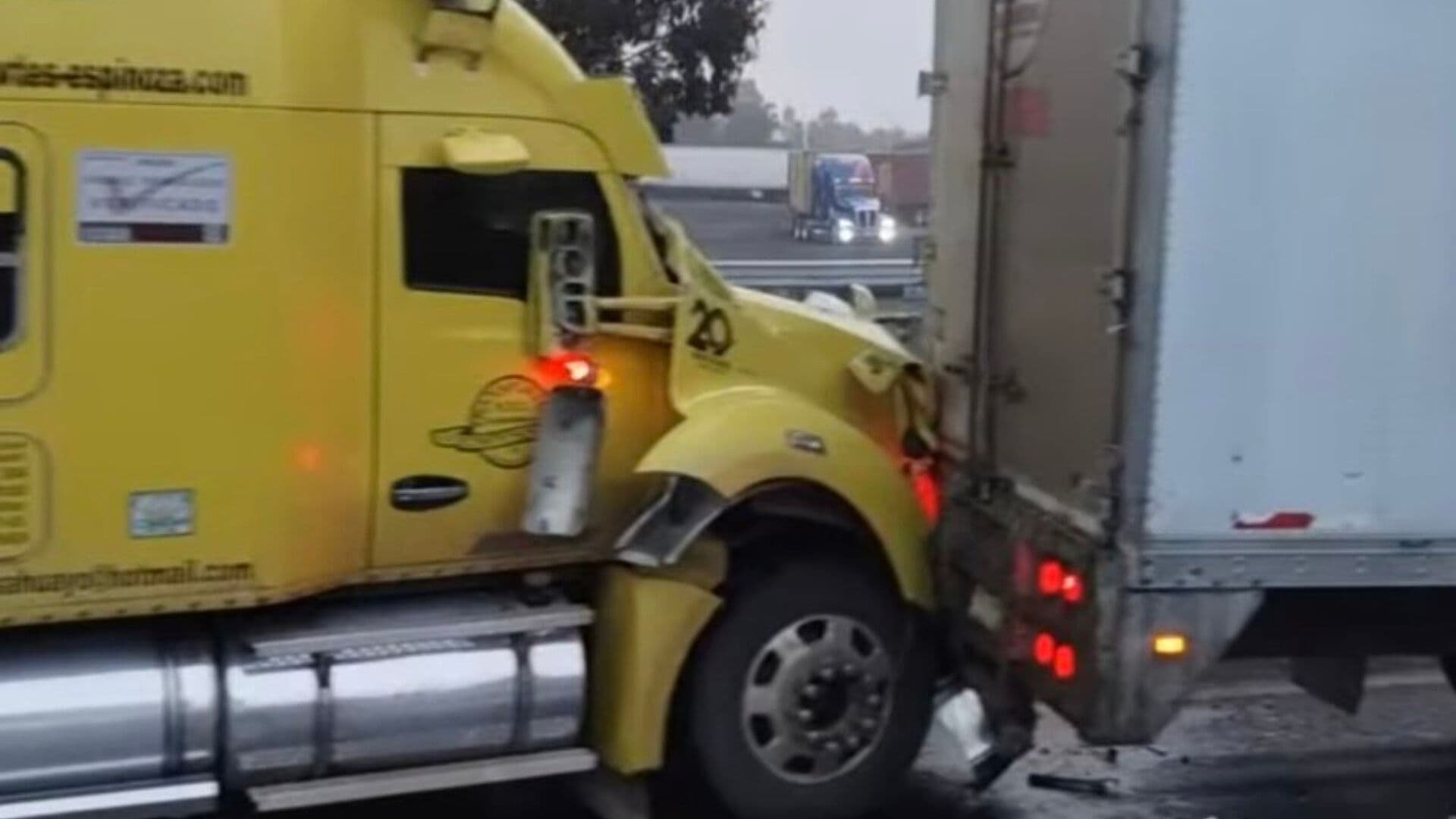 Así Fue el Choque Múltiple en la México-Querétaro