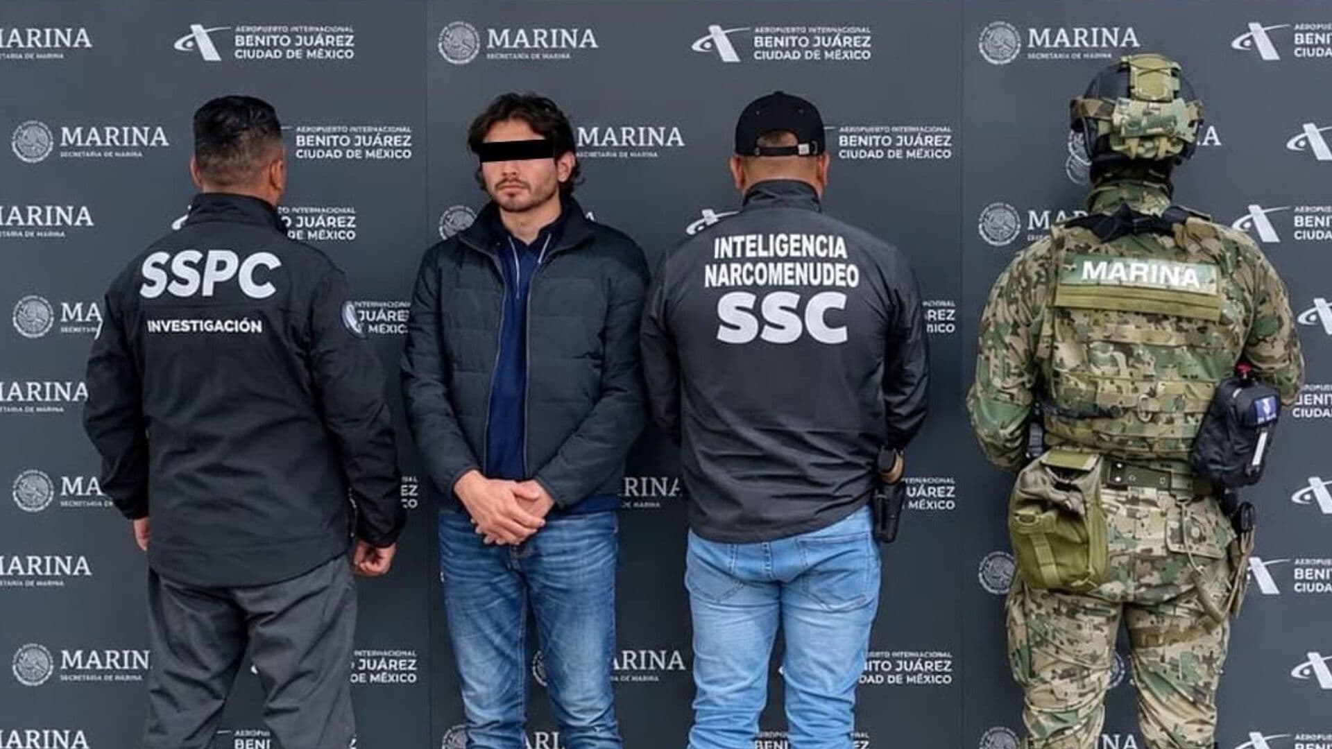 Detienen a 4 Personas y Aseguran Casi 48 kg de Droga en el AICM con Destino Internacional
