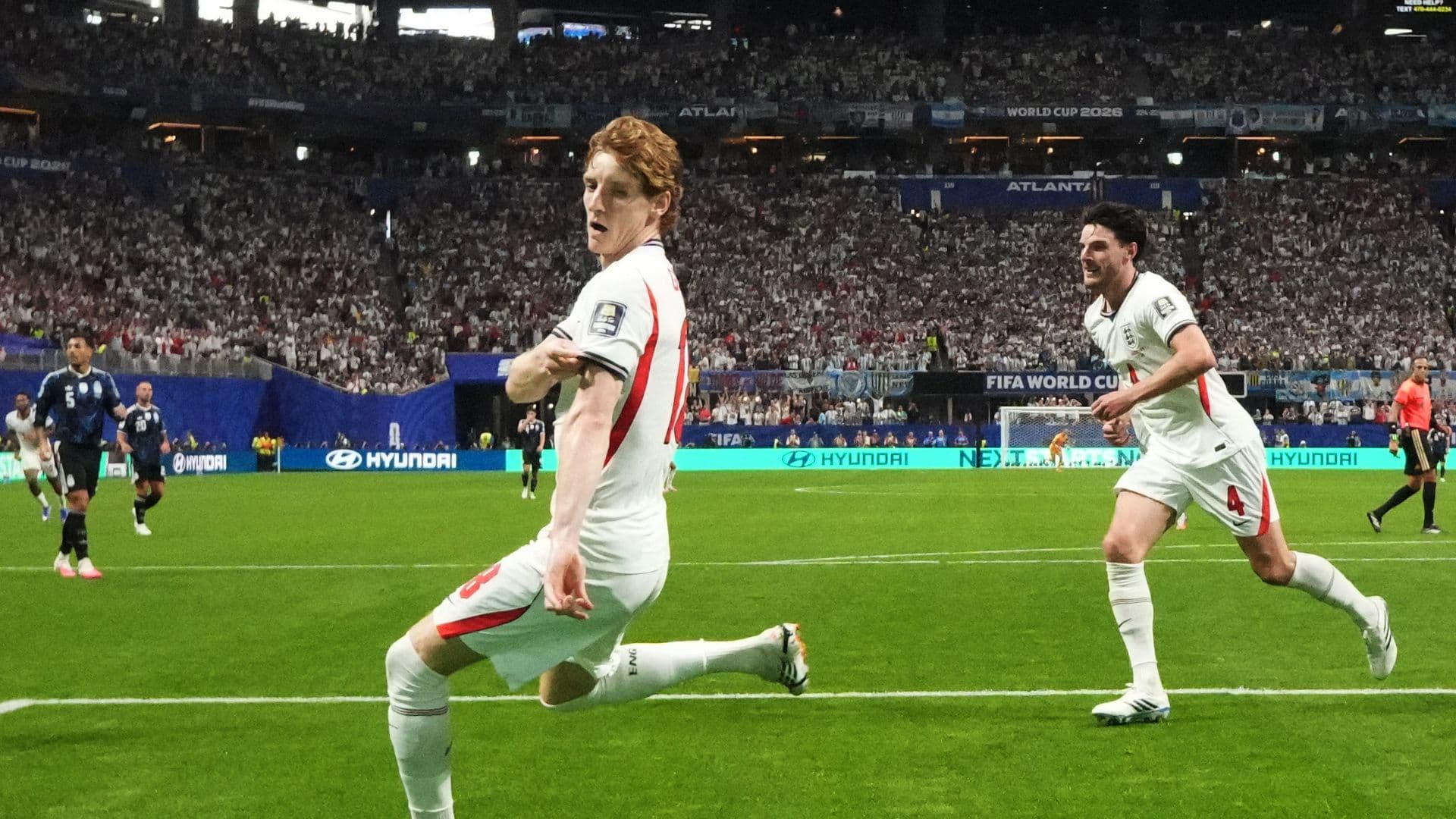¿Quién es Anthony Gordon, Jugador que Insultó el 'Vasco' Aguirre y Autor del Gol vs Argentina?