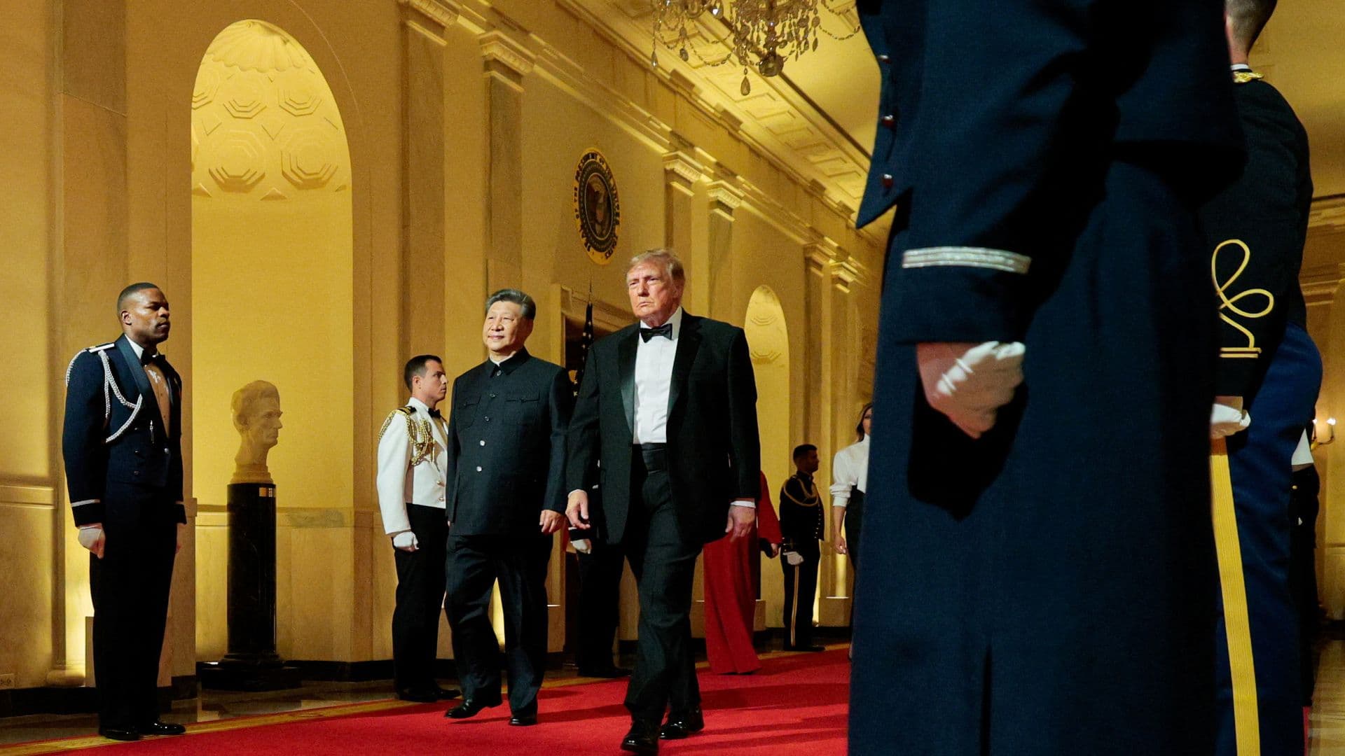 Trump Recibe a Xi en Cena en la Casa Blanca: 'Amistad EUA-China Fue Forjada en Sangre y Fuego'