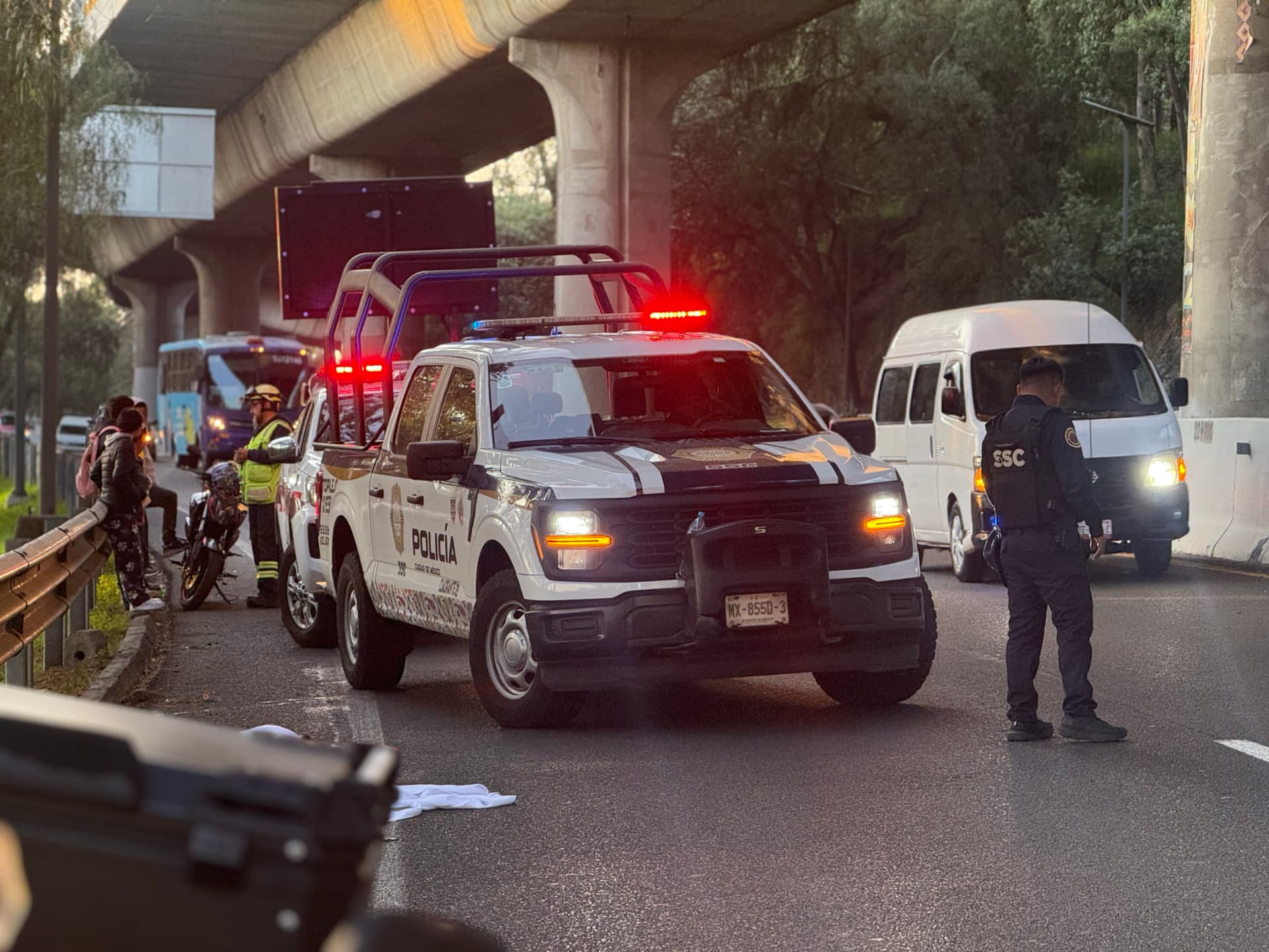 Accidente en la Mexico-Cuernavaca Hoy: Muere Hombre Atropellado en Tlalpan