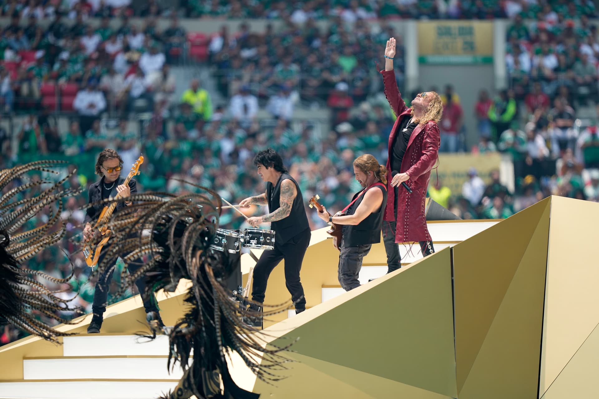 Maná en el estadio sede CDMX