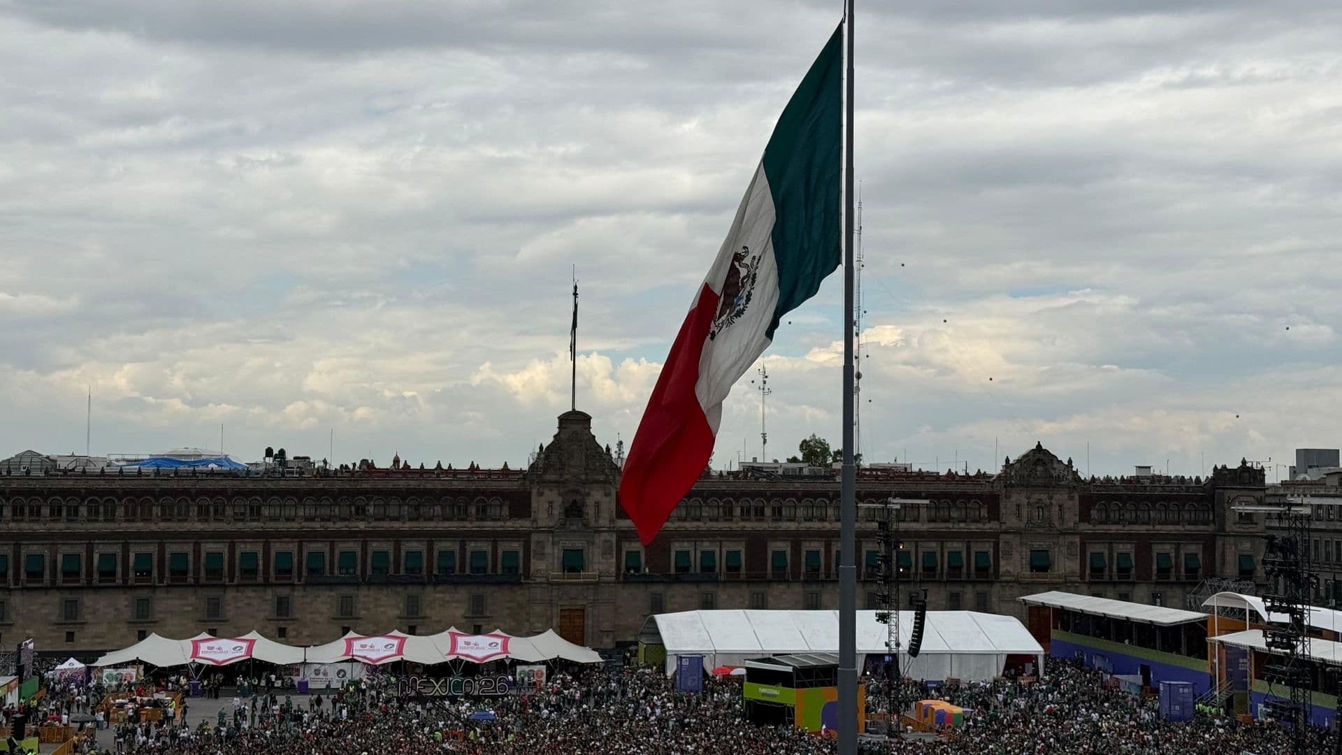 Mundial 2026: Aficionados Celebran en Zócalo CDMX previo a Partido México VS Chequia