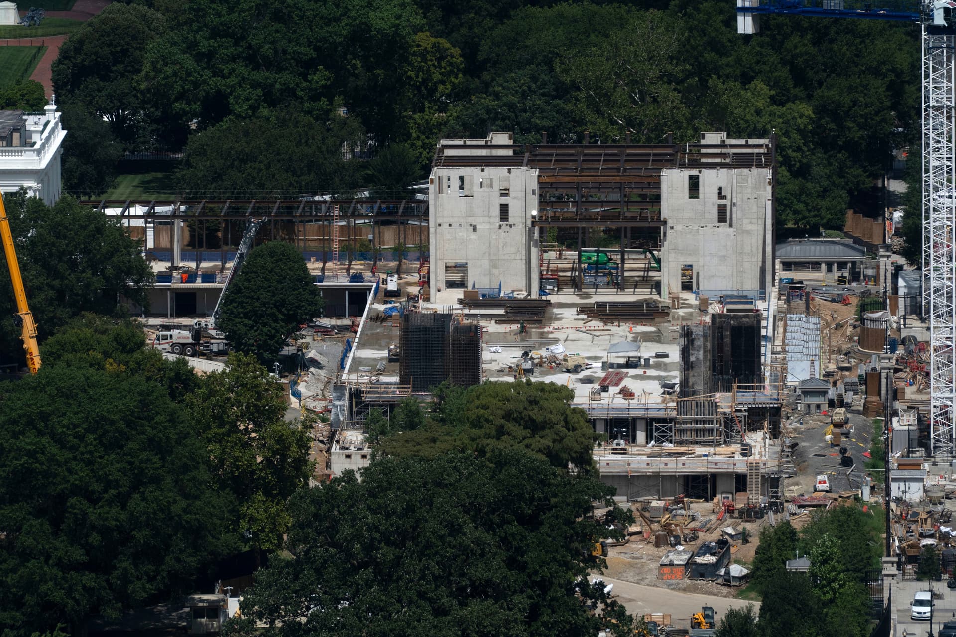 Avalan Continuidad de la Construcción del Salón de Baile de Trump en la Casa Blanca