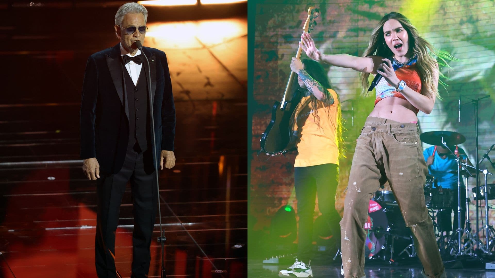 ¿Belinda y Andrea Bocelli Cantarán Bésame Mucho En Vivo? Fueron Captados Previo a Show