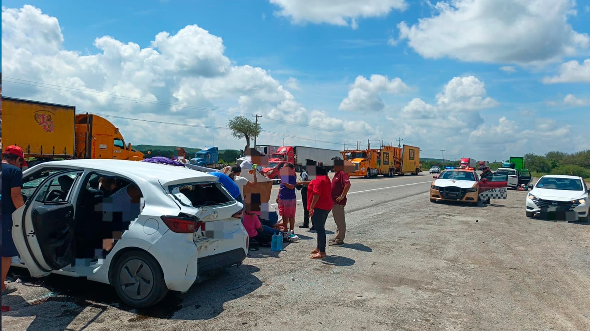 Cierran Parcialmente la Carretera Federal 83 en Tamaulipas