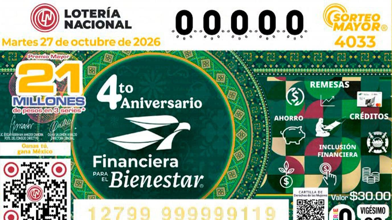 Cae Premio de la Lotería Nacional del Sorteo Mayor 4033 en Torreón, Coahuila