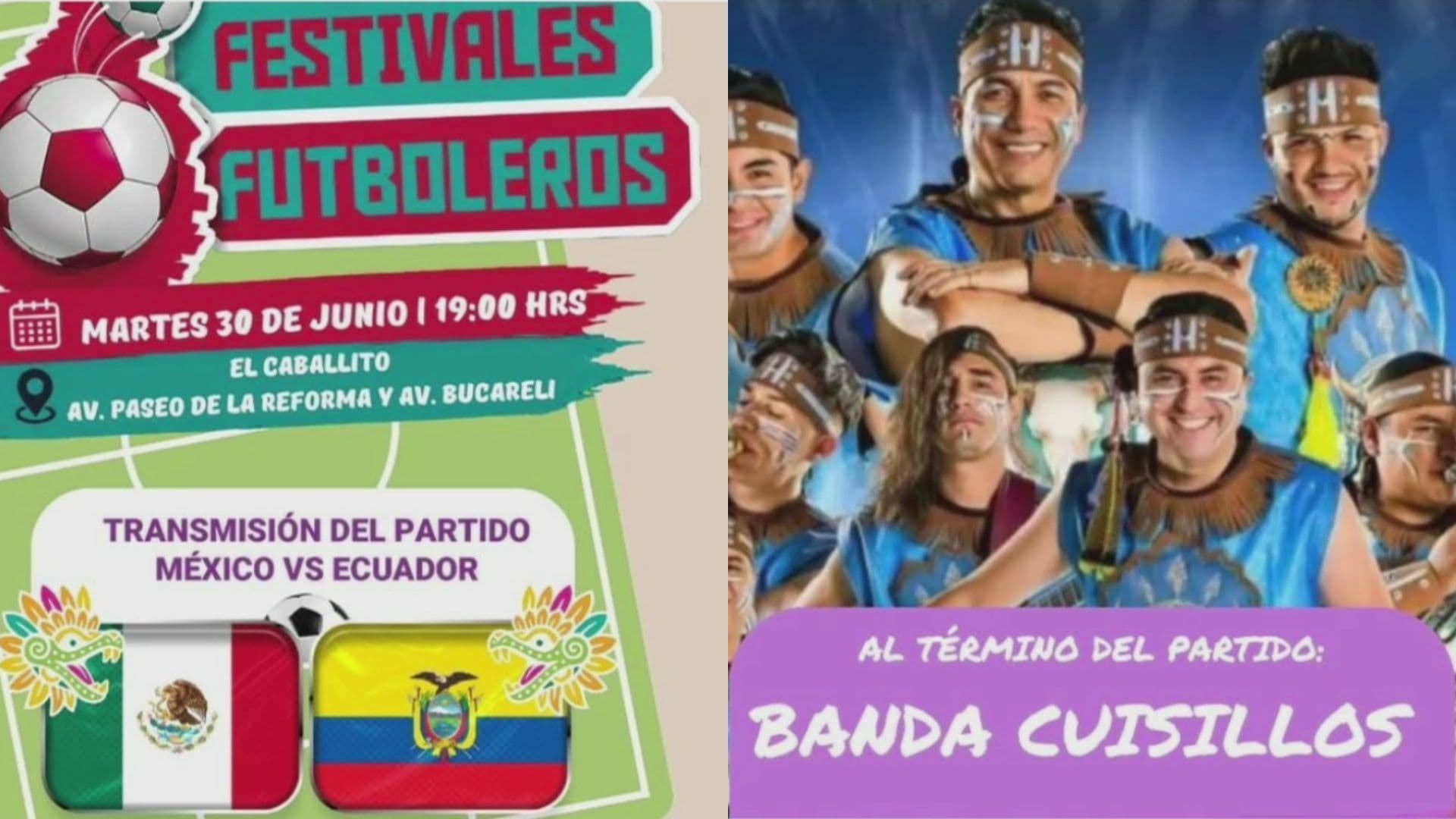 Conciertos Gratis en CDMX Este Martes 30 de Junio : Cuisillos, Cañaveral y Mi Banda El Mexicano