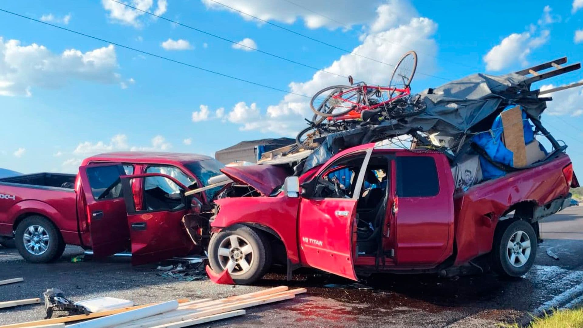 Choque Carambola Deja Seis Personas Lesionadas en Carretera Federal 57 en Coahuila