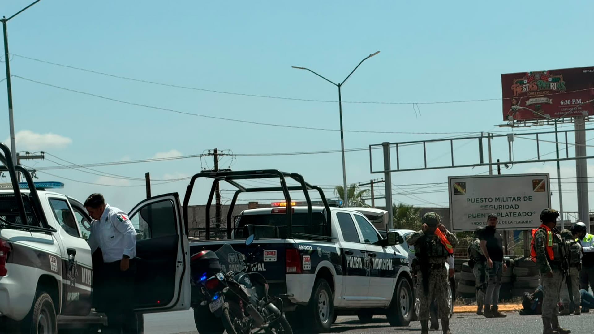 Ciclista Choca Contra Motocicleta en Gómez Palacio, Durango; Hay 2 Lesionados
