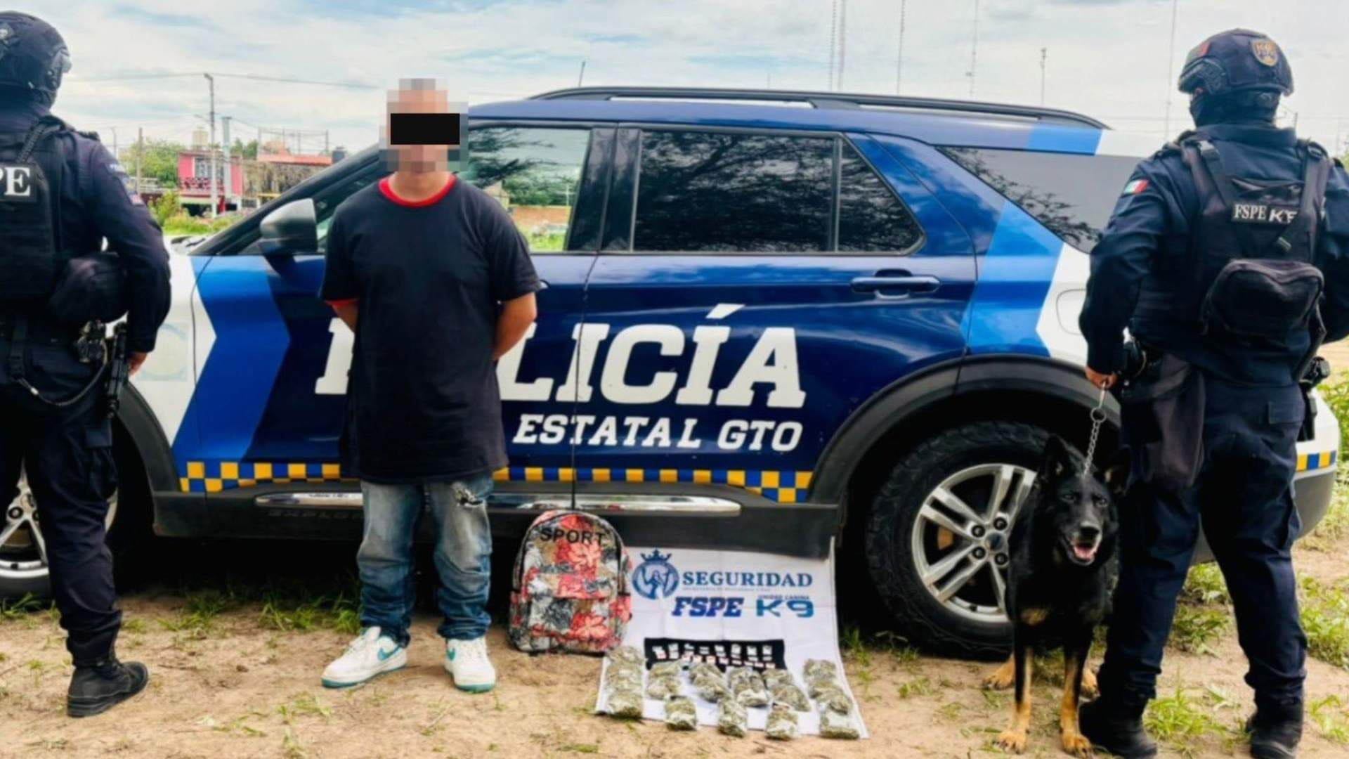 La mercancía fue asegurada.
