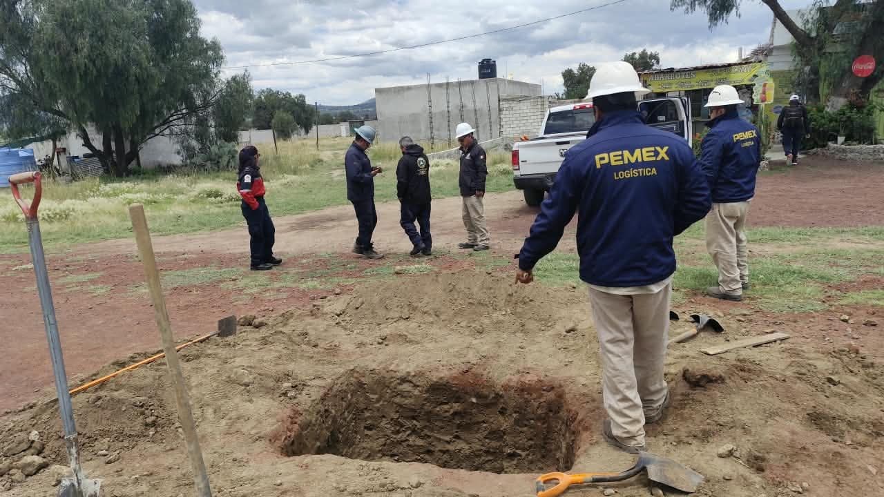 Guardia Nacional Resguarda Toma Clandestina de Combustible Localizada en Otumba