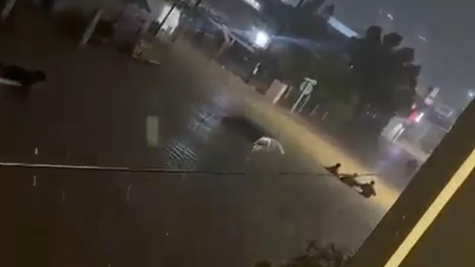 Tormenta Rachel Inunda Calles de la Colonia Aeropuerto en Ensenada, BC