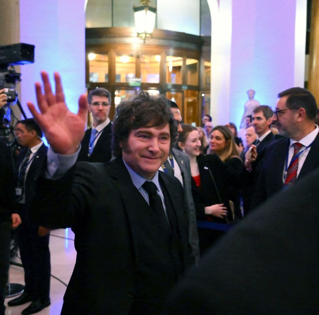 Javier Milei, Presidente de Argentina. Foto: AFP