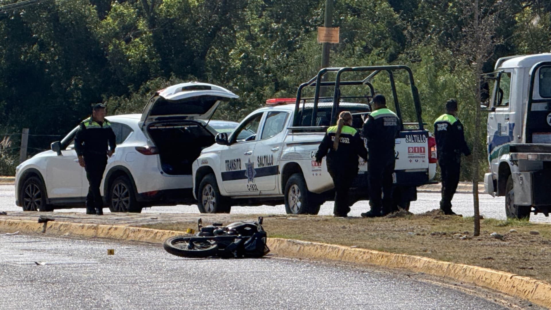 Muere Motociclista en Accidente Sobre el Bulevar Luis Donaldo Colosio de Saltillo