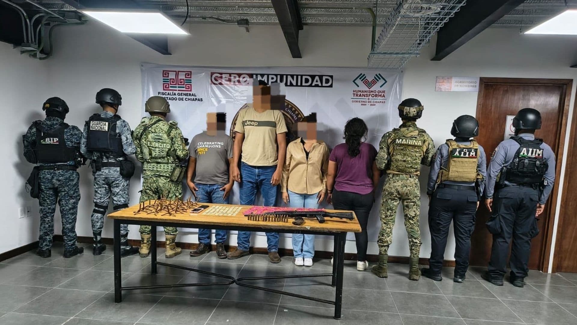 Marina Detiene a Rigoberto "N", Presunto Jefe del CDS en Chiapas