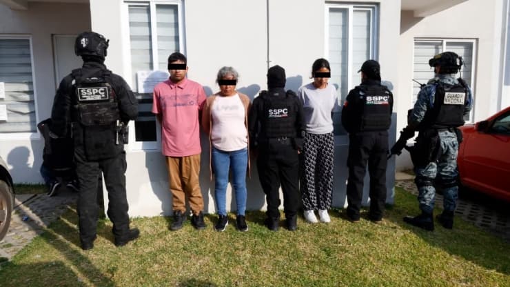Caen Seis Presuntos Integrantes de 'La Empresa' en Operativo Contra la Extorsión en Morelos