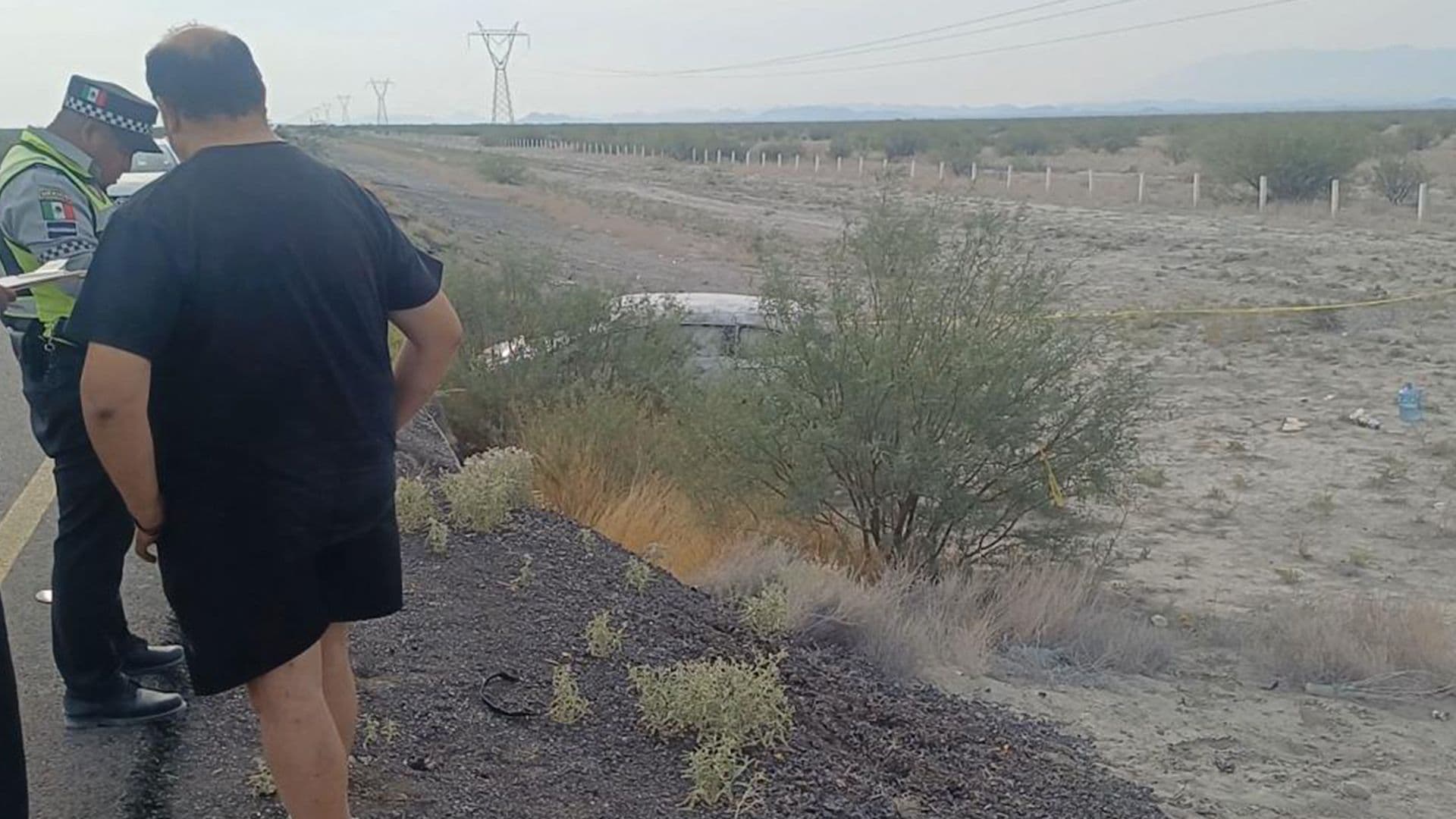 Muere Hombre en Accidente Volcadura en Carretera Torreón-Saltillo